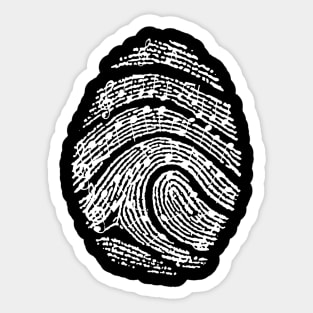 It's In My DNA For Music Lovers Fingerprint Sticker